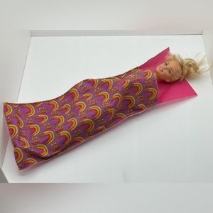 Barbie Rainbow Heart Sleeping Bag - barbie not included